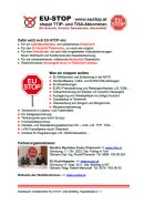 Flugblatt EU-Wahl 2014